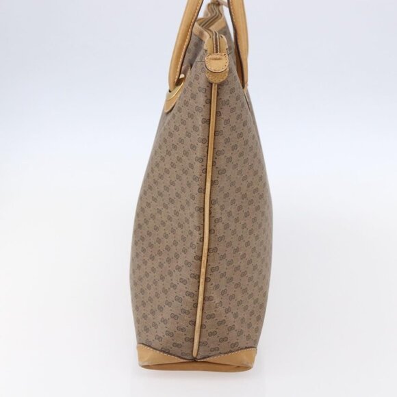 GUCCI Micro GG Supreme Hand Bag PVC Beige Gold 02 39 4947 Auth ep11737 - Picture 5 of 16